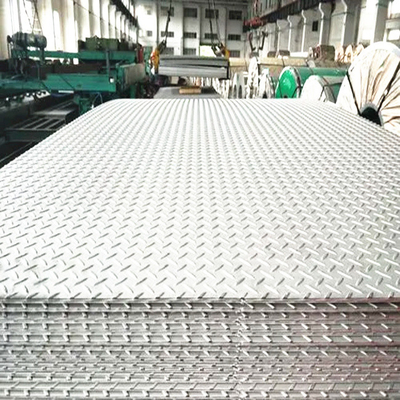 Austenitic Checkered Stainless Steel Plate 304/L 316/L Embossed SS Sheet Metal Chequer